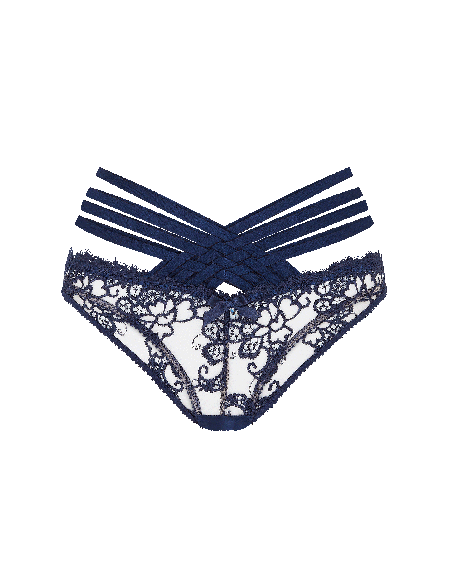 Dioni Full Brief In Navy By Agent Provocateur All Lingerie