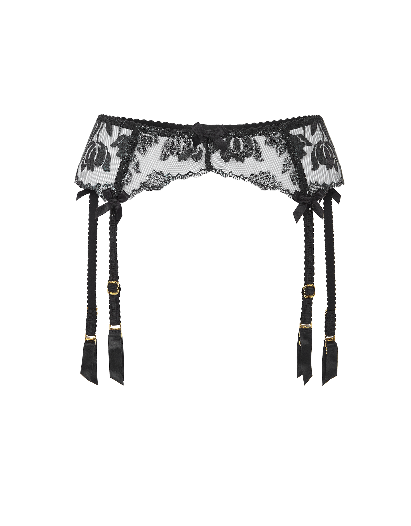 Sparkle Suspender in Black | Agent Provocateur