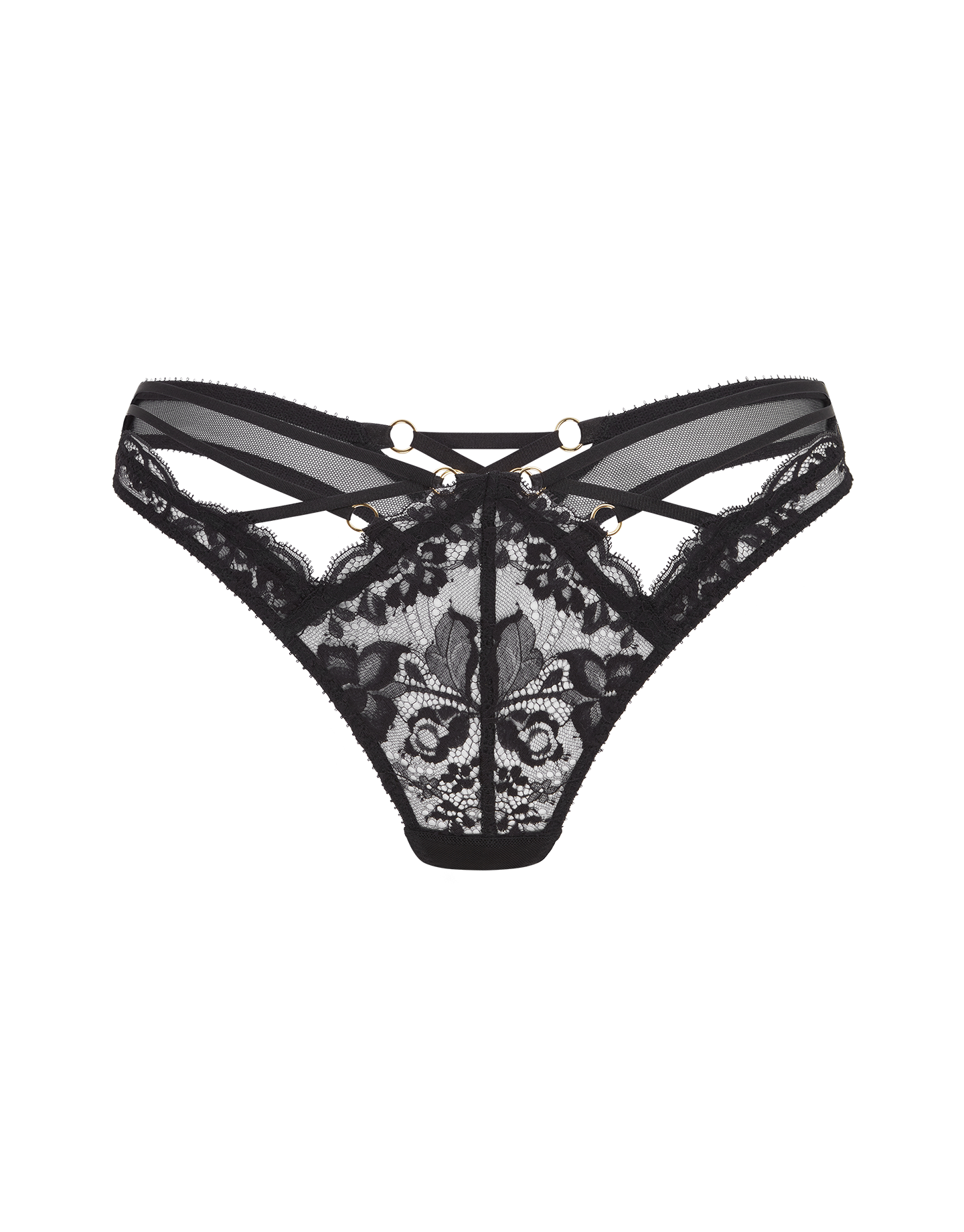 Essie Thong in Black | Agent Provocateur All Lingerie