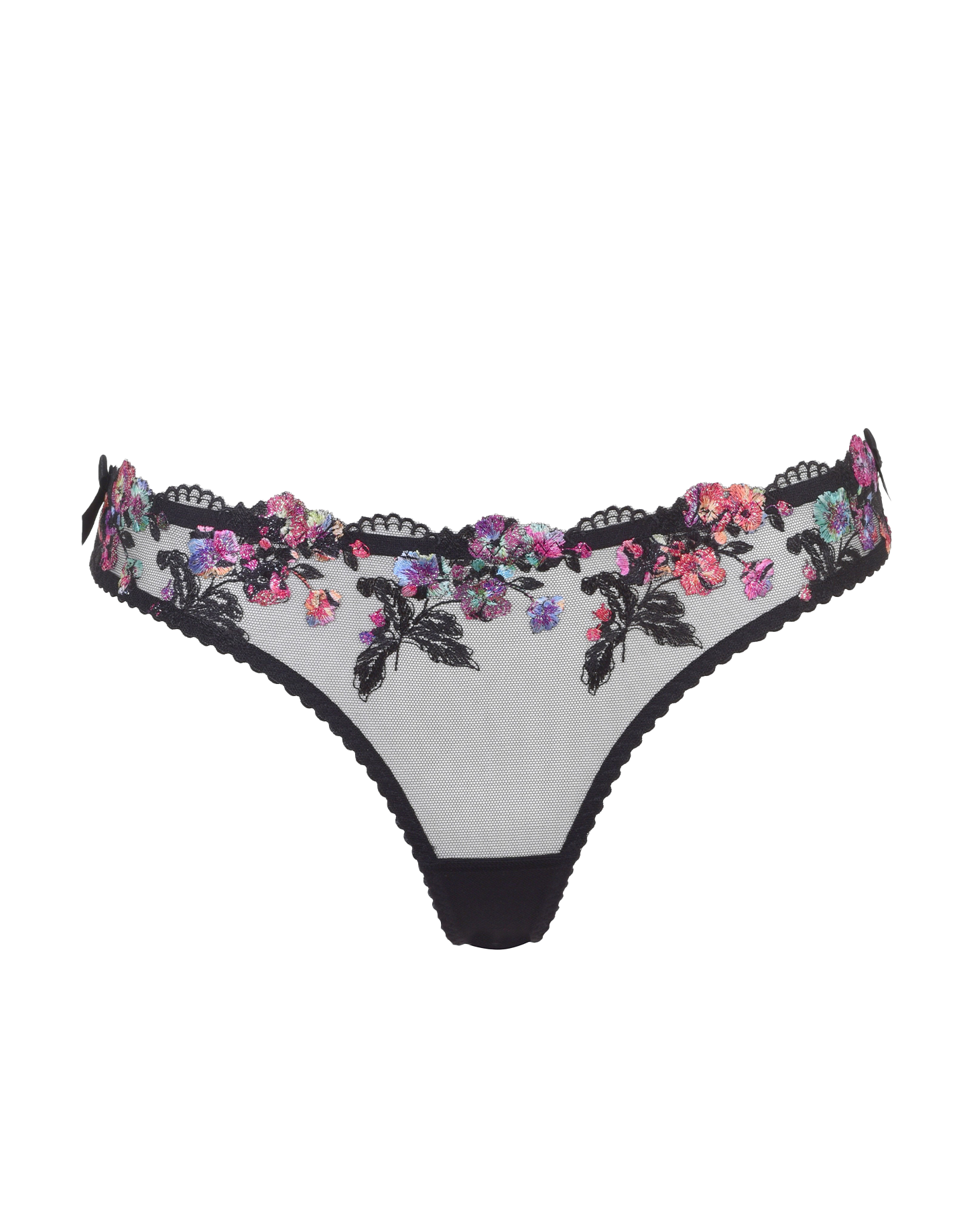 Ivey Thong In Black Multi By Agent Provocateur All Lingerie