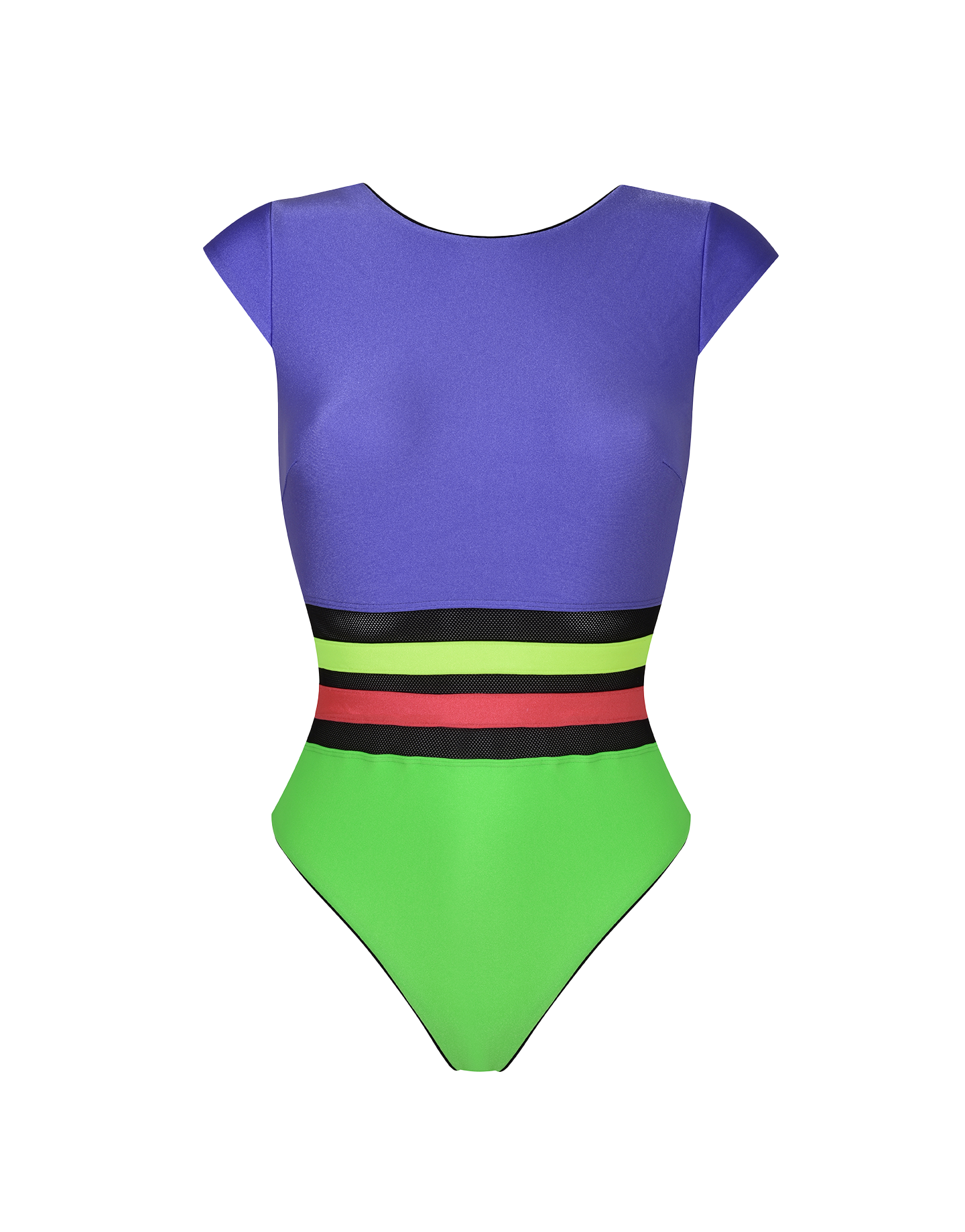 Zenaya Swimsuit in Green Lilac By Agent Provocateur