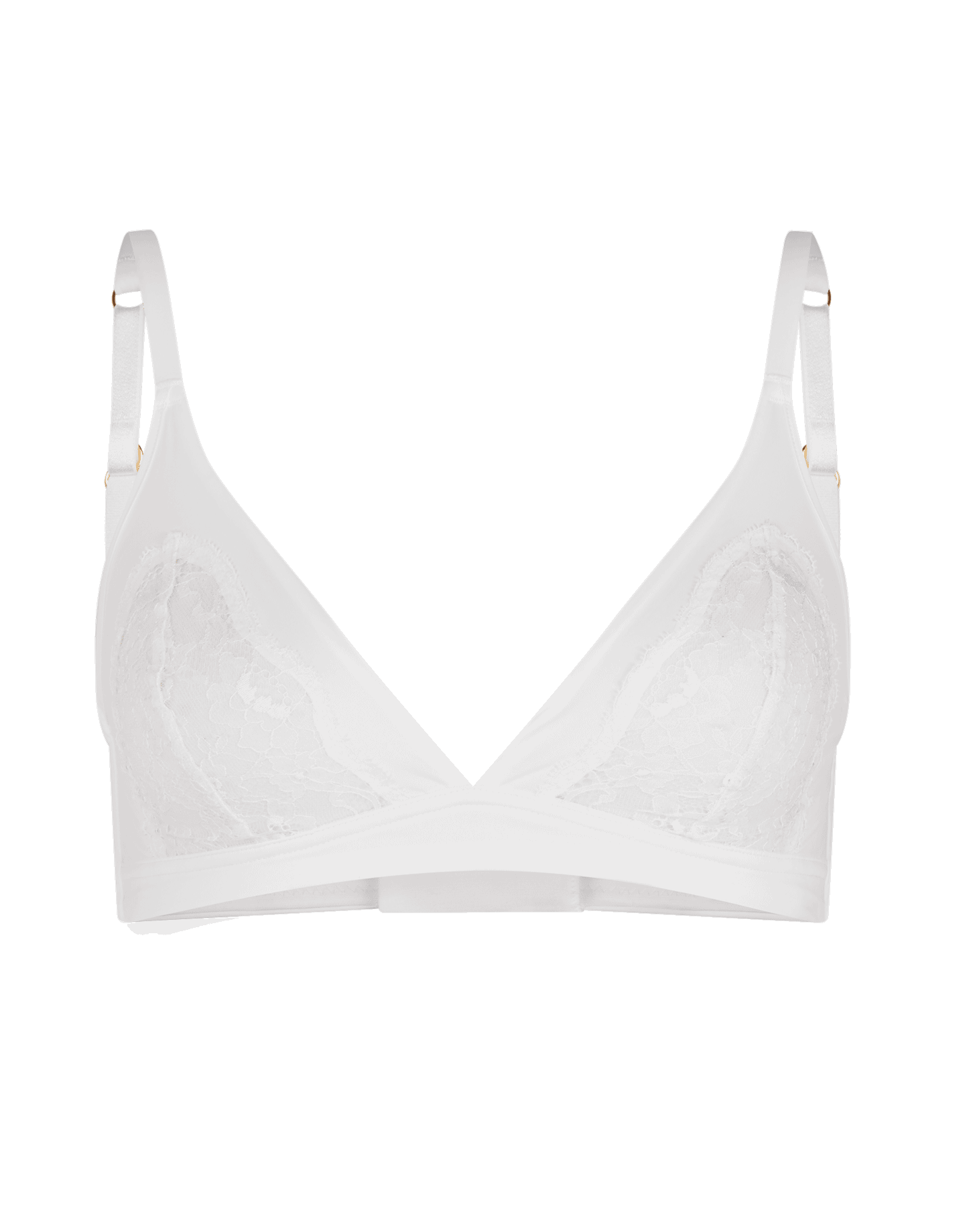 Brigette Soft Cup High Apex Bra in White | Agent Provocateur Outlet