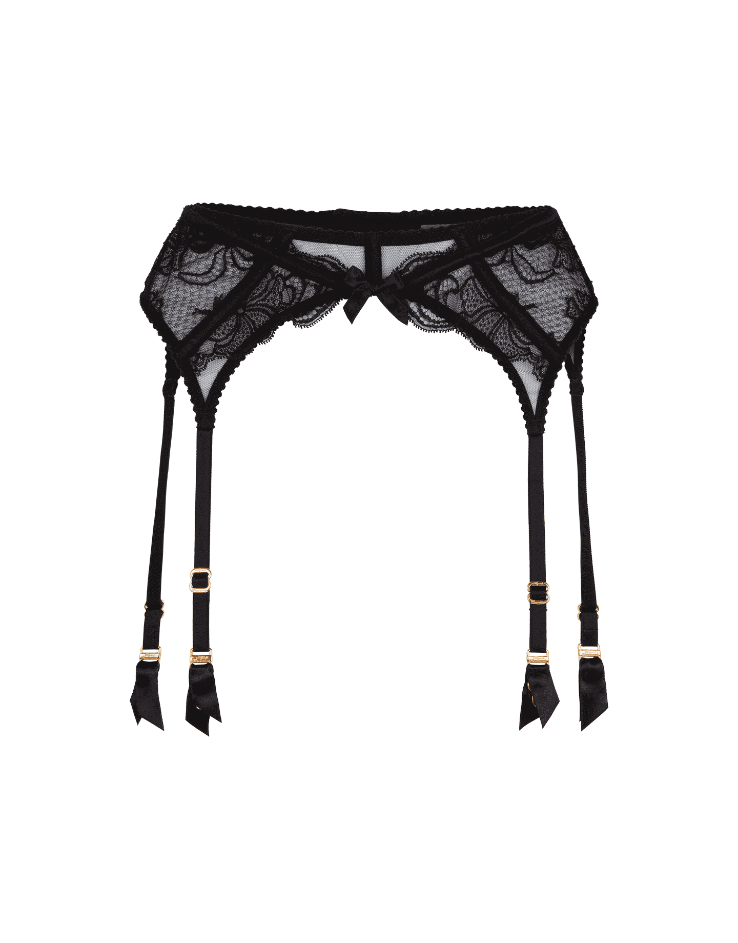 Rozlyn Suspender In Black Agent Provocateur All Lingerie