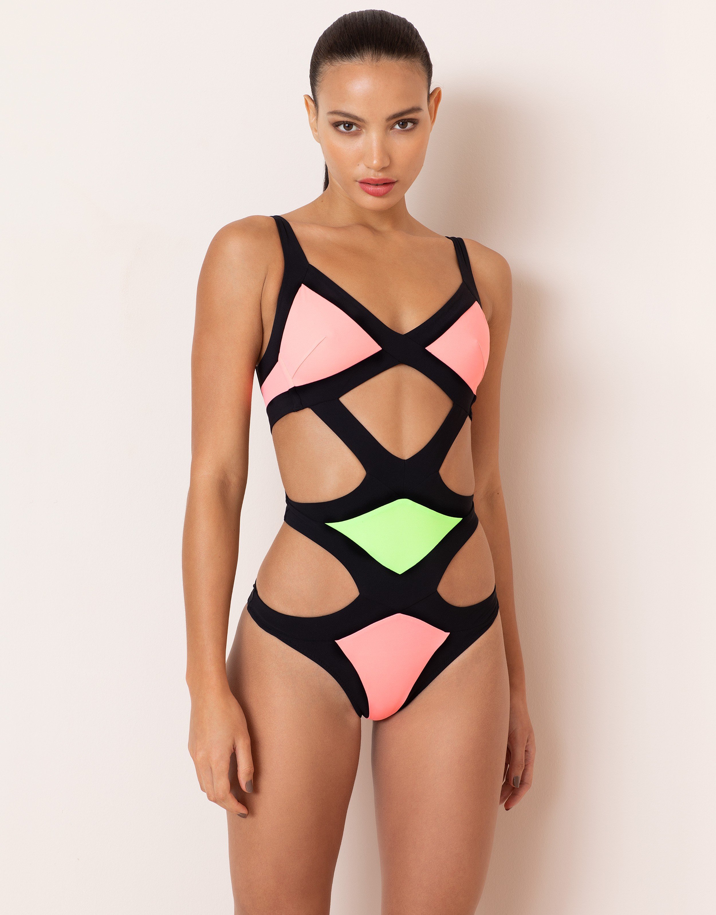 engagement ifølge stressende Mazzy Swimsuit in Light Pink | Agent Provocateur Sale