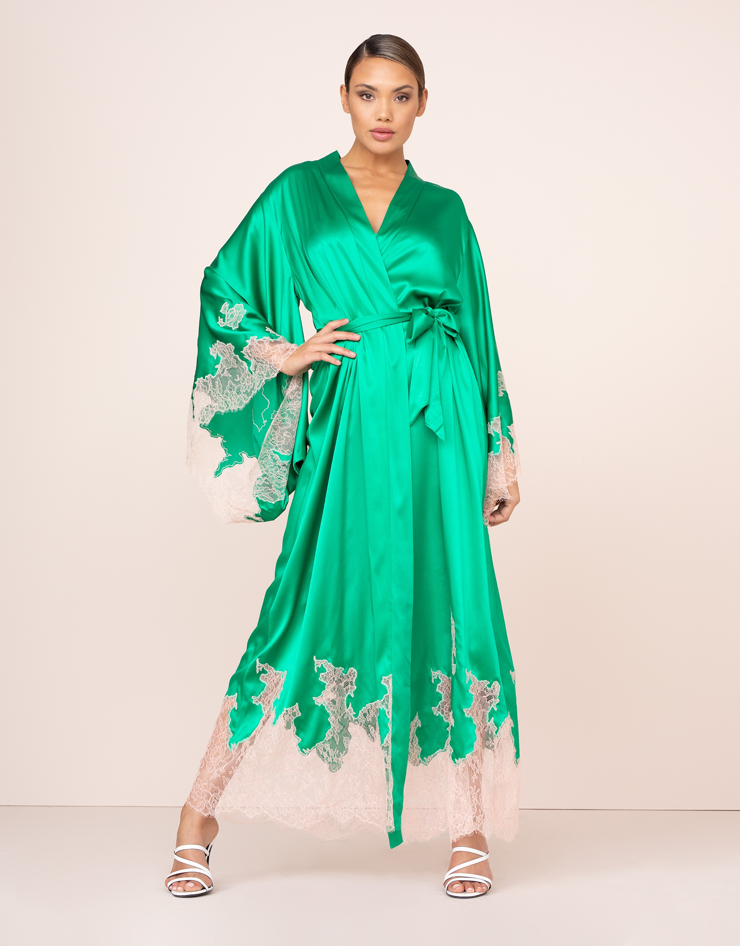 Christi Kimono in Green | Agent Provocateur