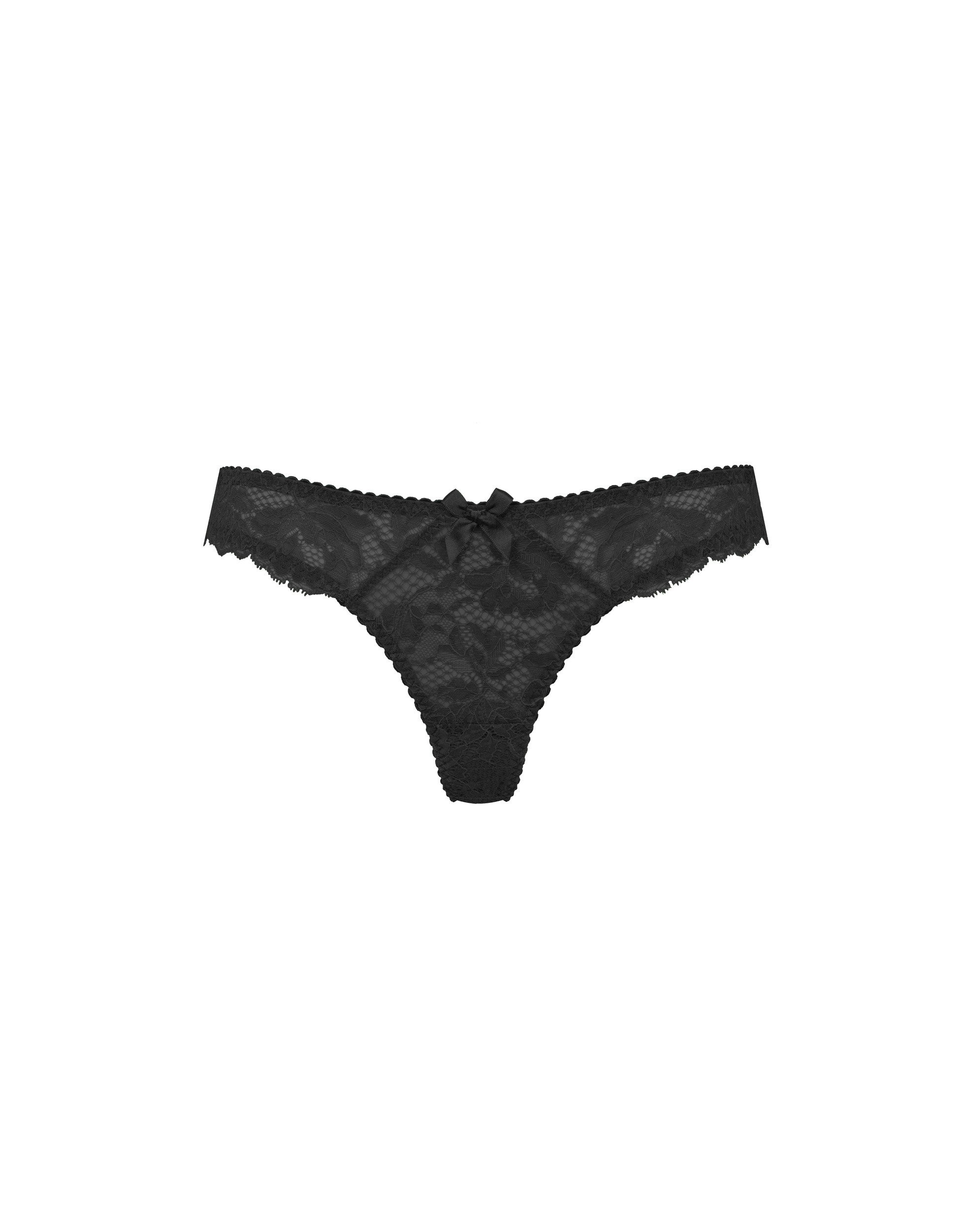 Rosele Thong in Black | Agent Provocateur Sale
