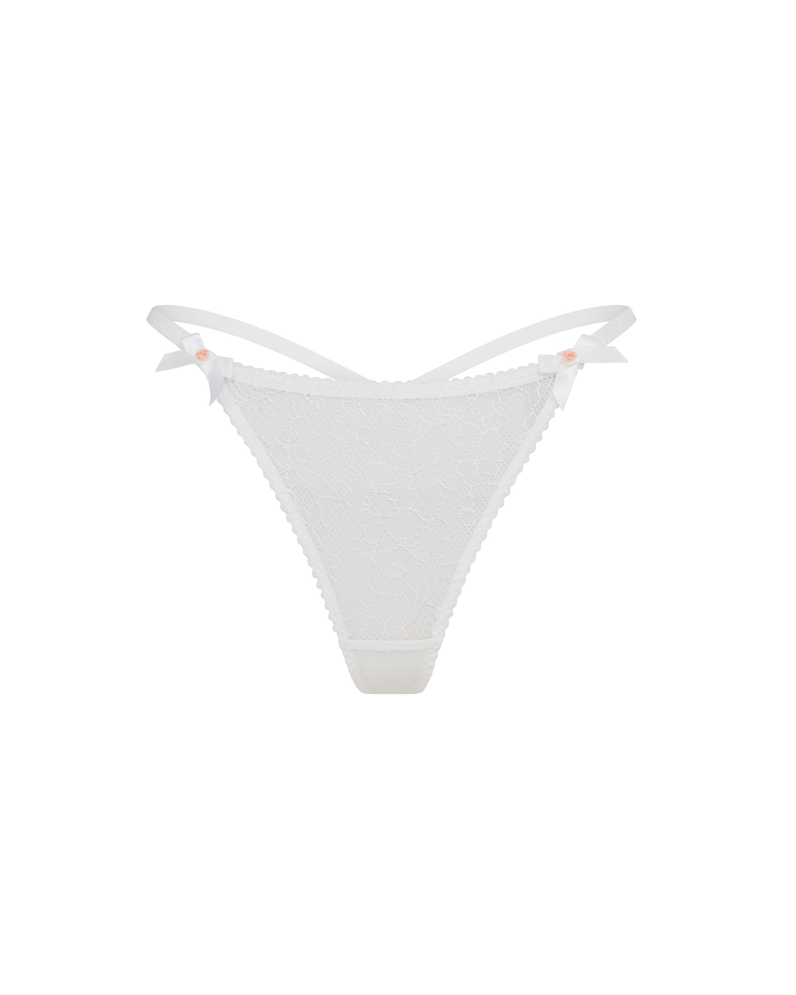 Lorna Lace Thong in White | By Agent Provocateur