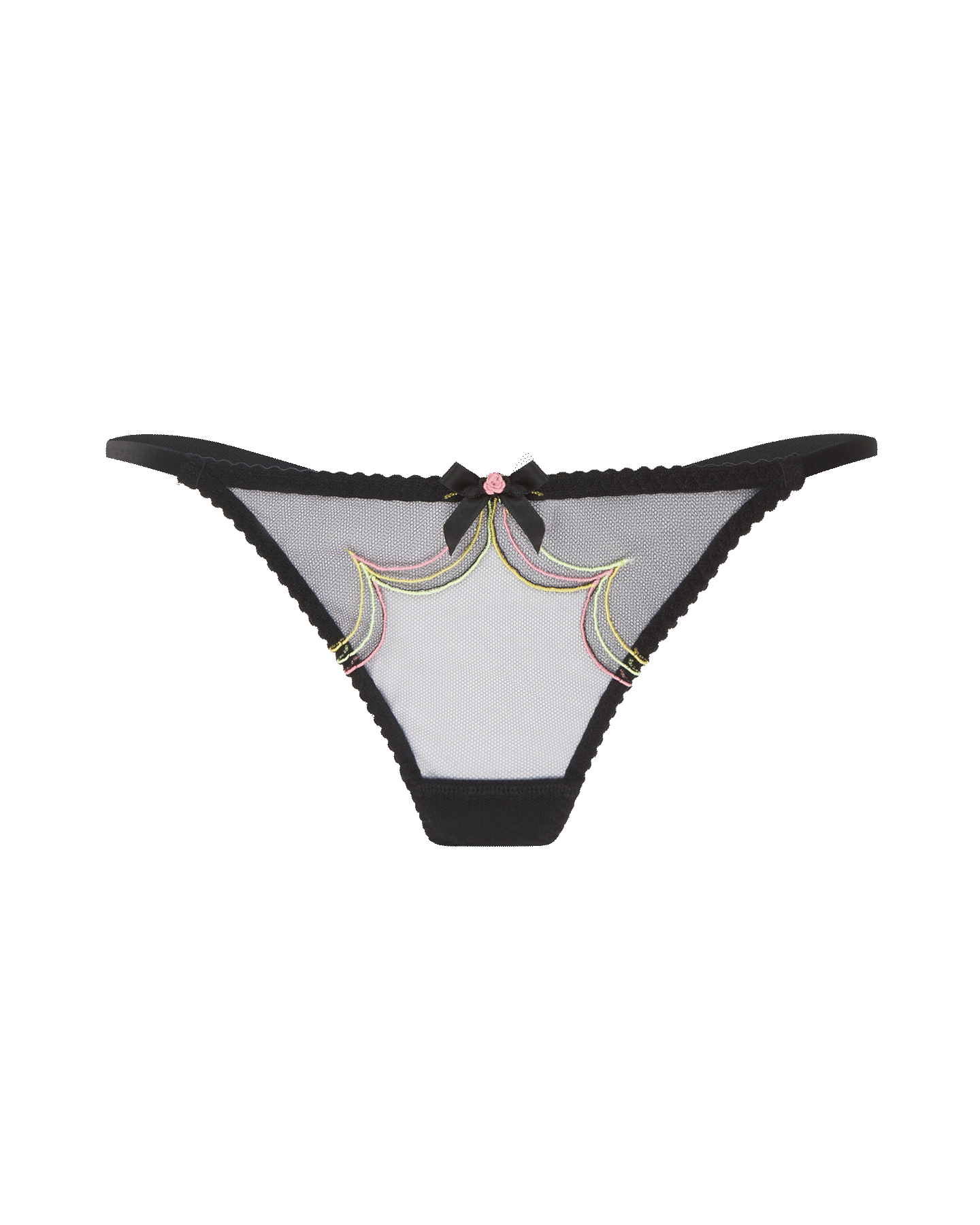 Lorna Rainbow Demi Cup Plunge Underwired Bra in Multicolour