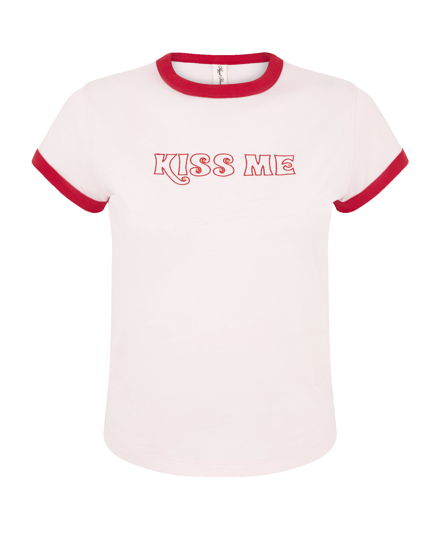 Kiss Me Short Sleeve T-Shirt in Pink