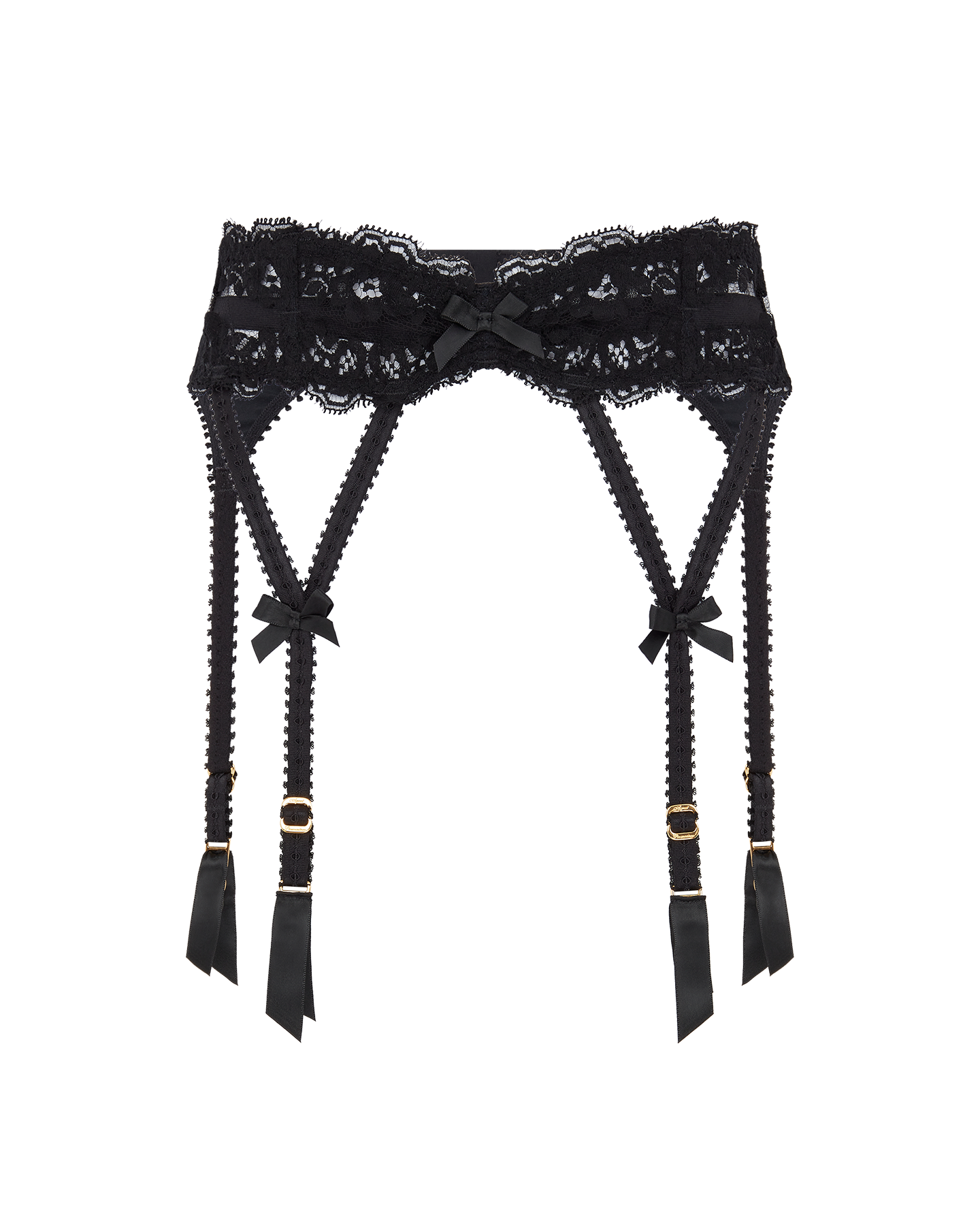 Lacy Suspender in Black | By Agent Provocateur Outlet
