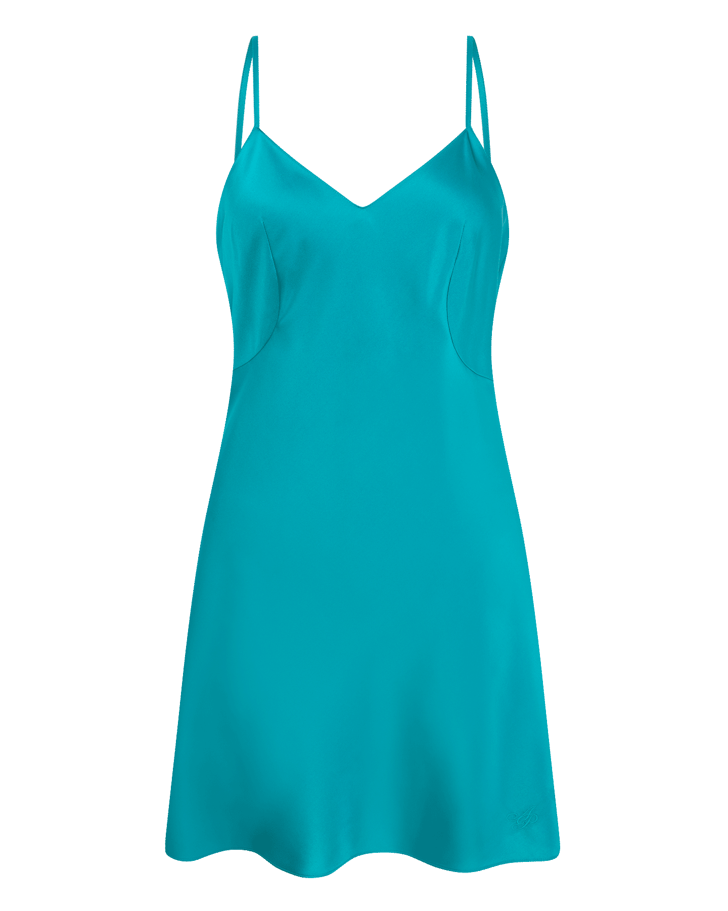 Christi Long Slip in Teal/Blue, By Agent Provocateur New In