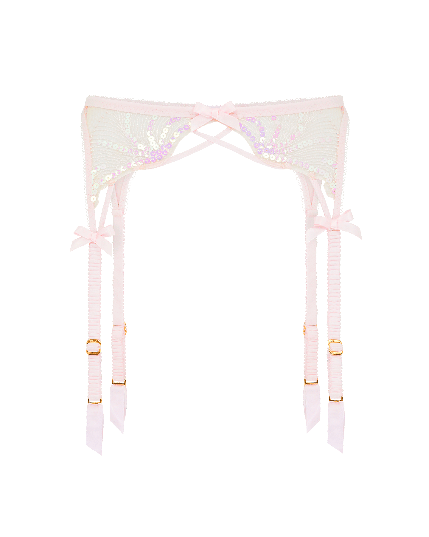 Quinny Suspender in Baby Pink/Sand | By Agent Provocateur All Lingerie