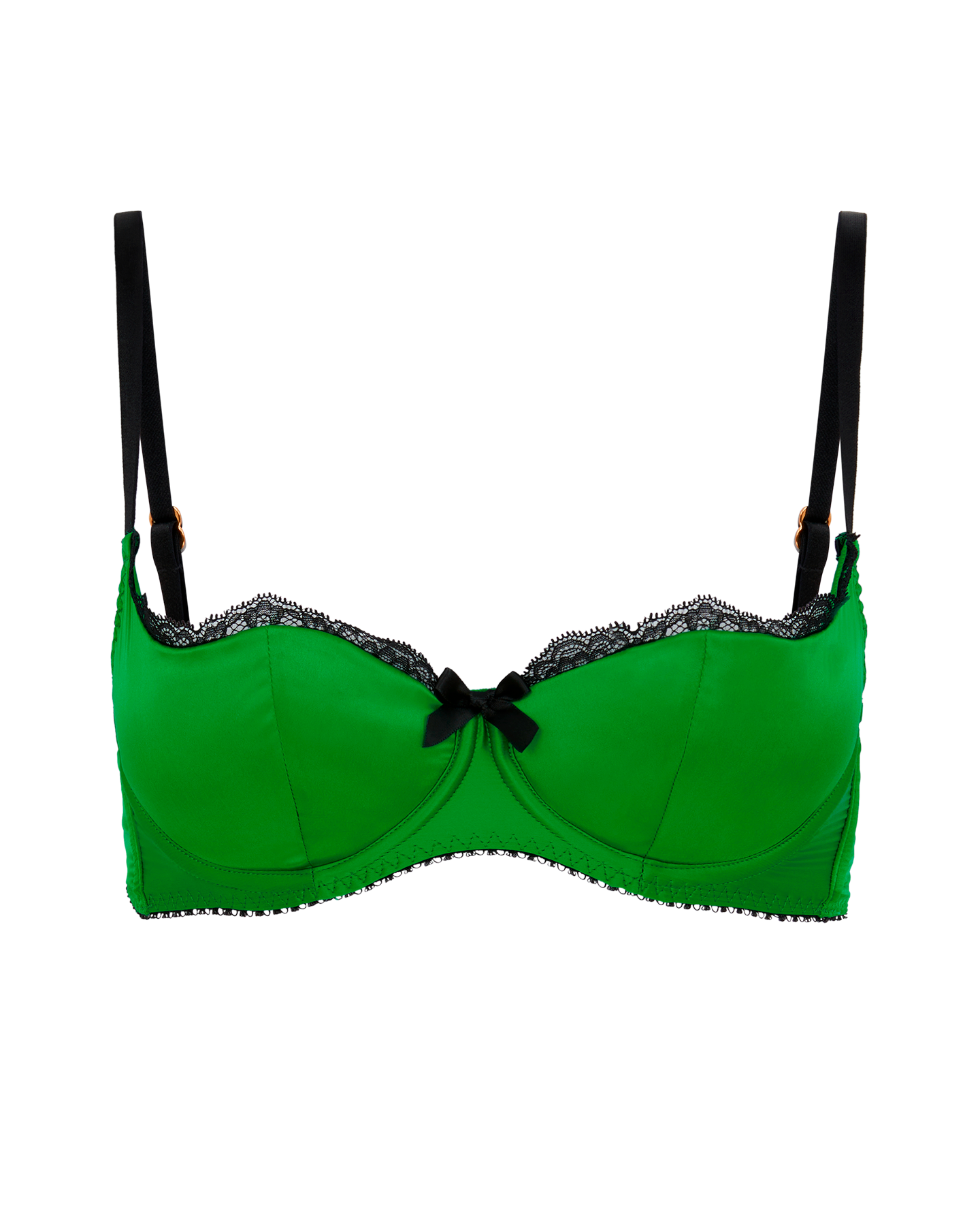 AGENT PROVOCATEUR SOIREE Nayeli Bra Green And Black Size