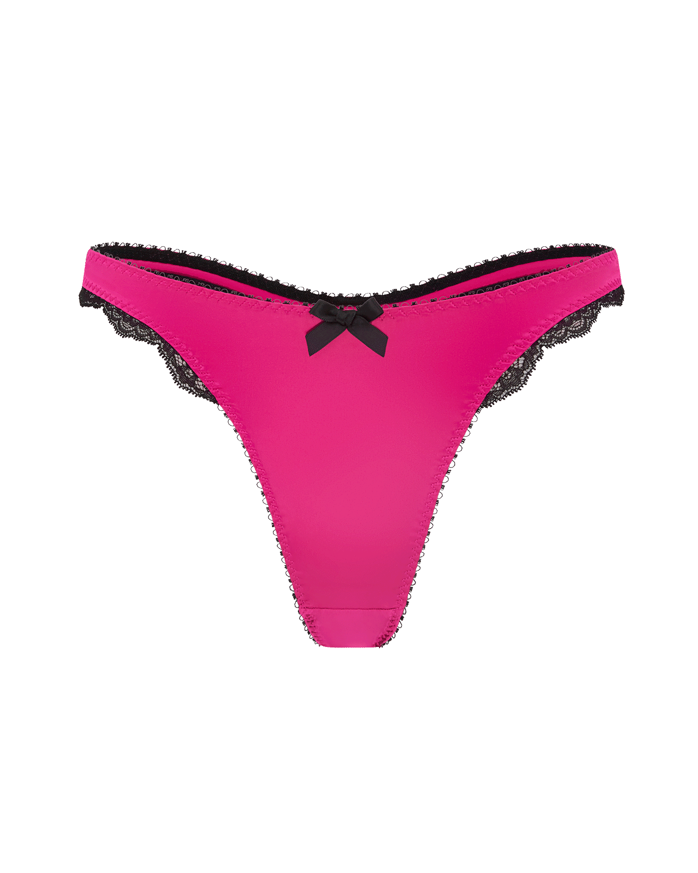 Sloane Thong In Fuchsiablack By Agent Provocateur All Lingerie 