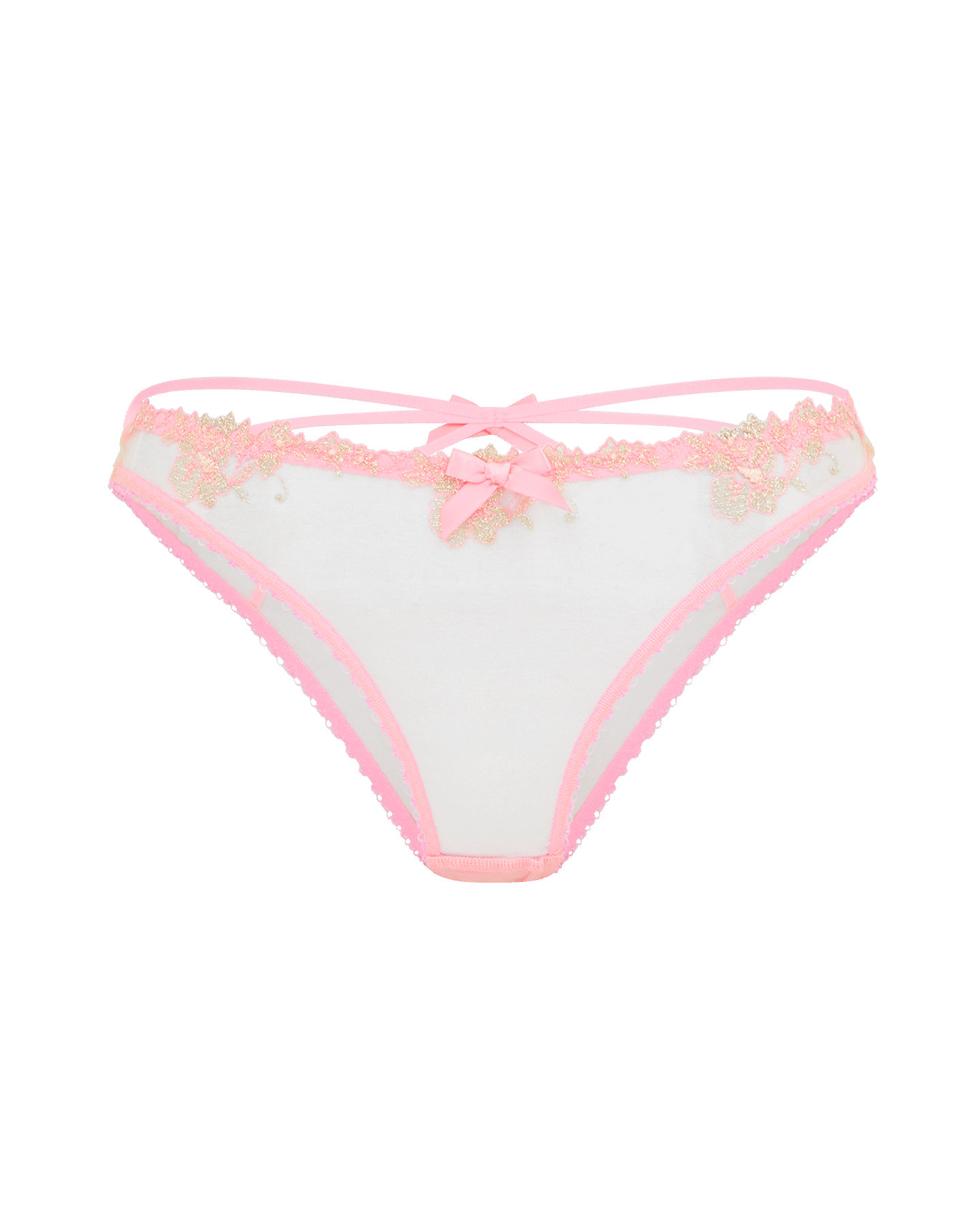 Hot Pink Strapping Detail Panties