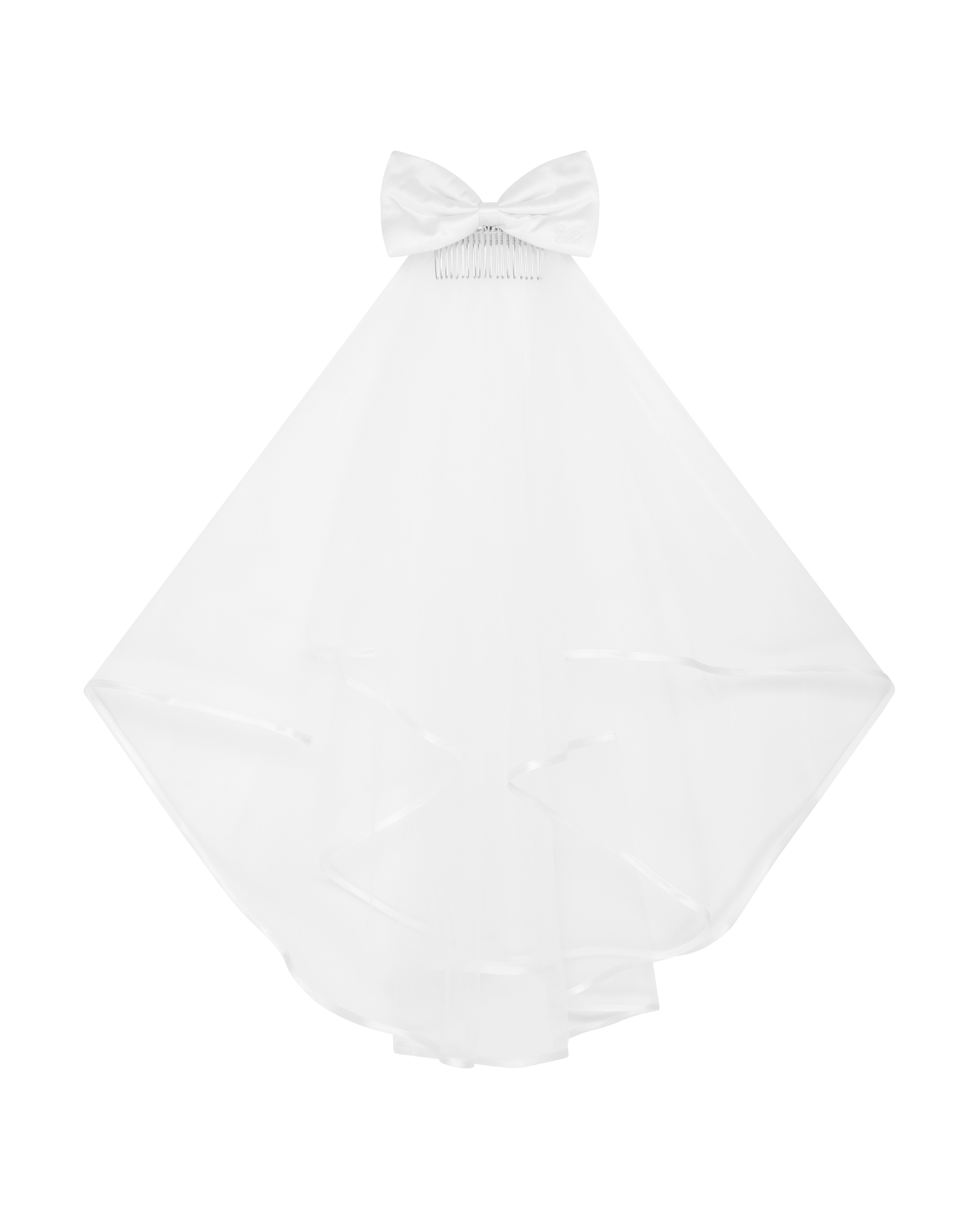 Frannie Veil Headpiece in White | By Agent Provocateur Outlet