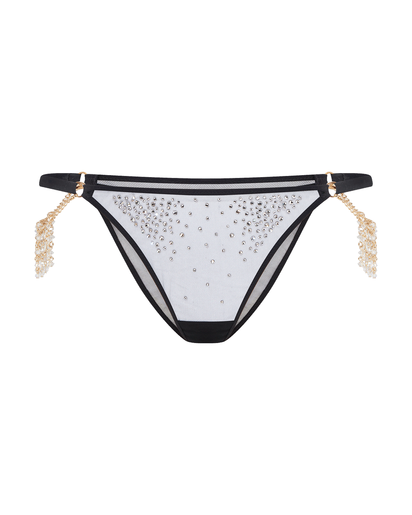 Solar Full Brief in Black/Crystal | By Agent Provocateur