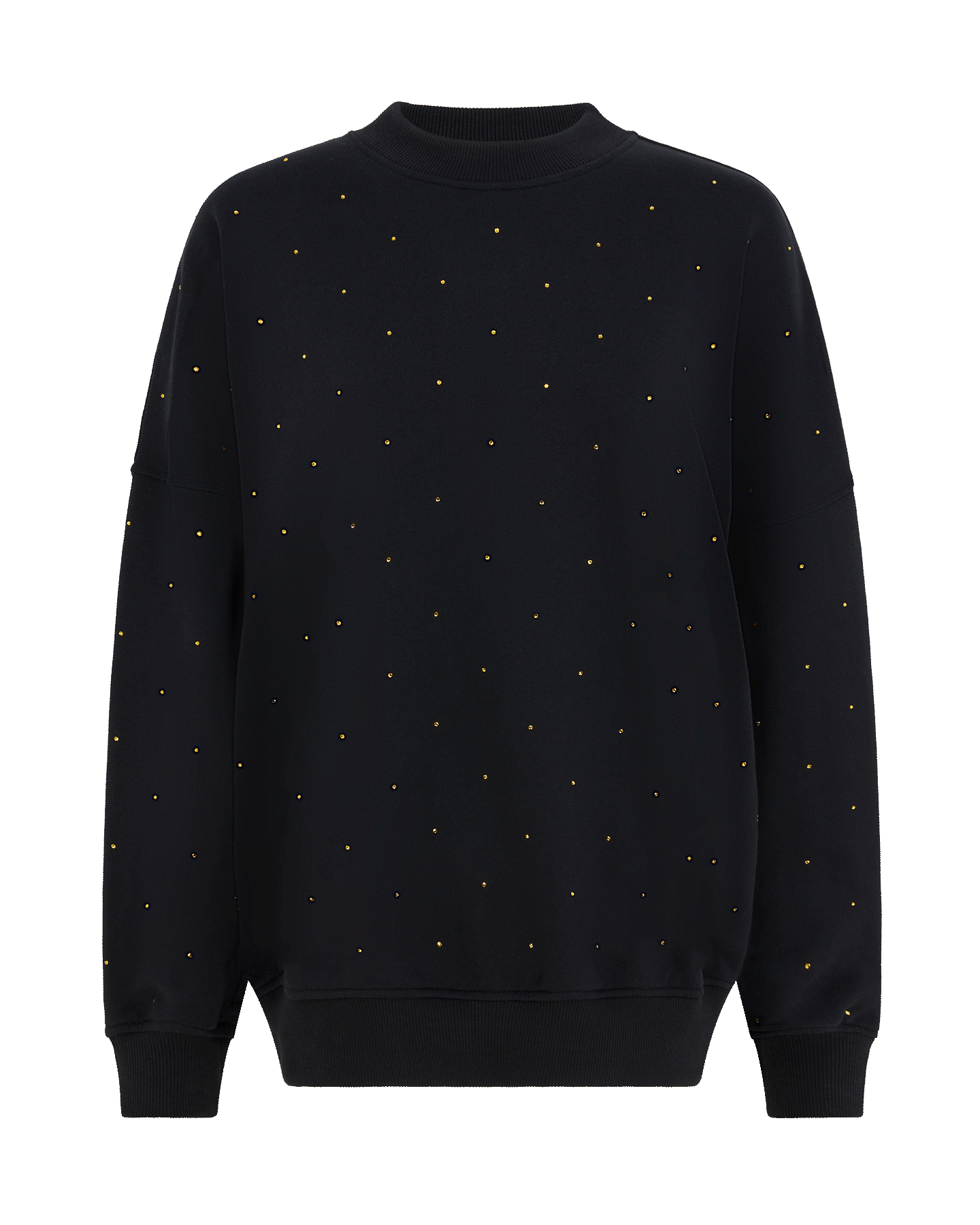 Rayleystud Sweatshirt in Black/ Gold | By Agent Provocateur All Nightwear