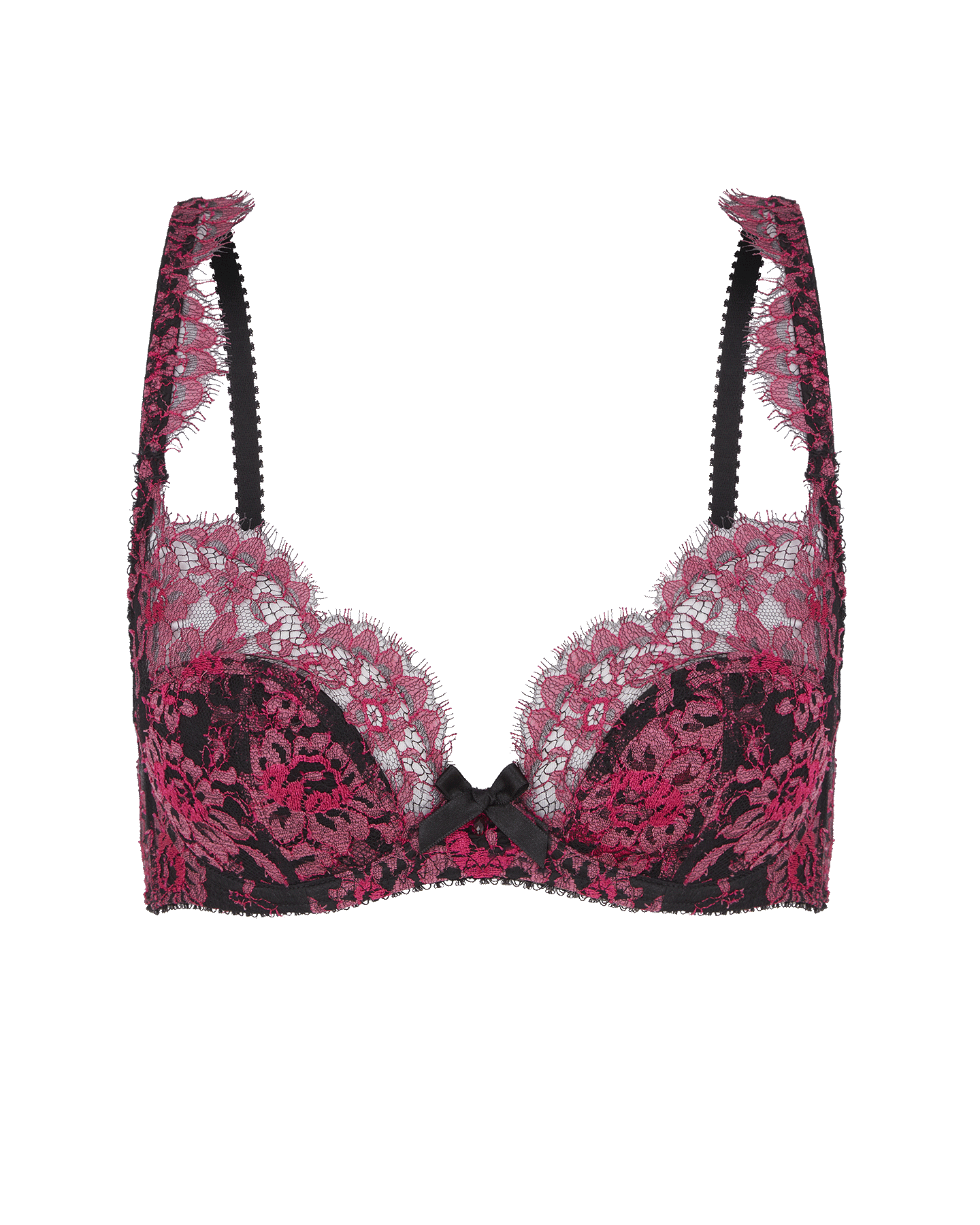 Carline Plunge Underwired Bra in Pink | By Agent Provocateur