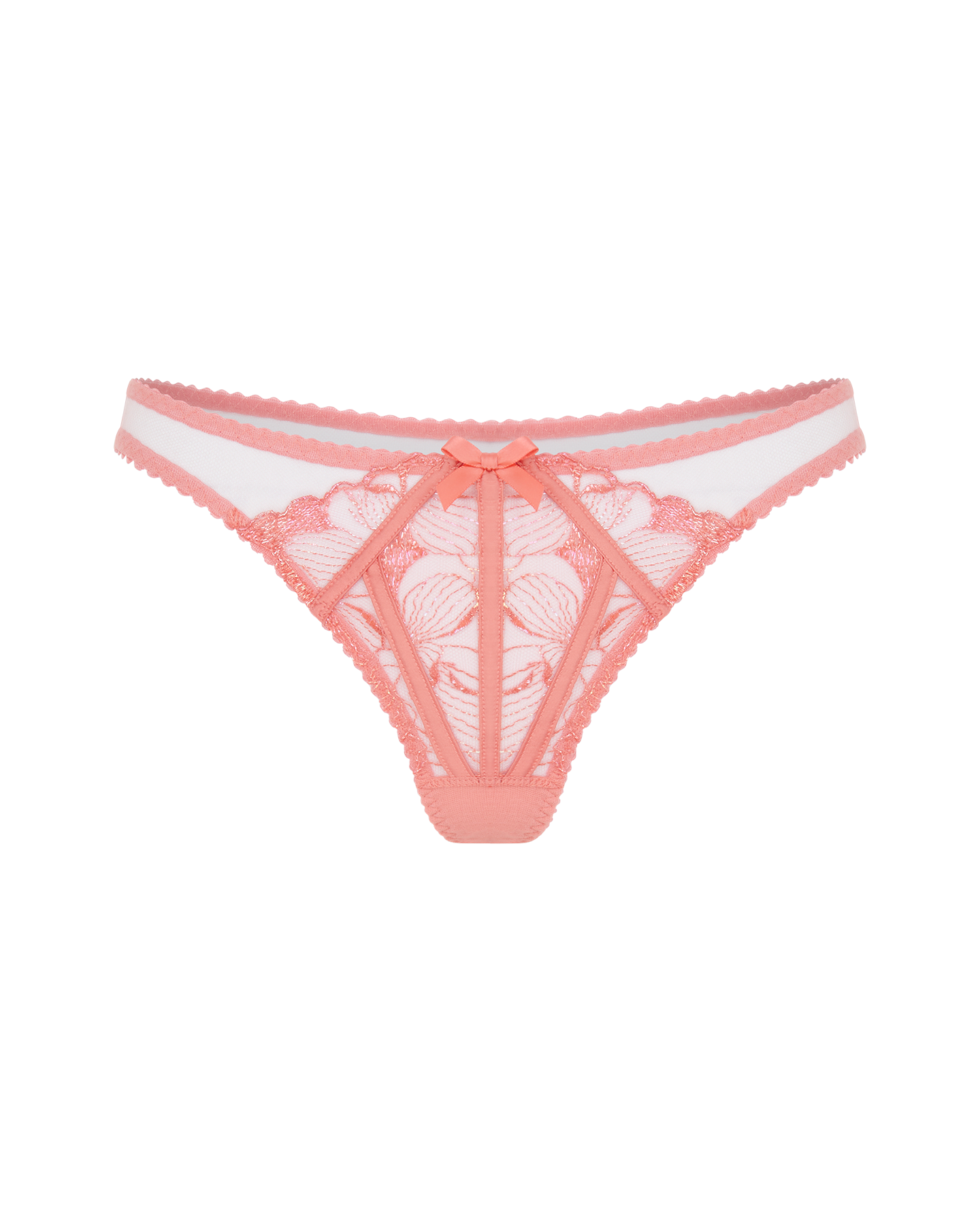 Sabinah Thong in Coral | By Agent Provocateur