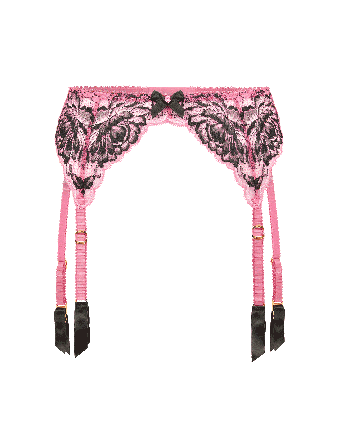 Yara 1 Suspender in Pink/Black | By Agent Provocateur