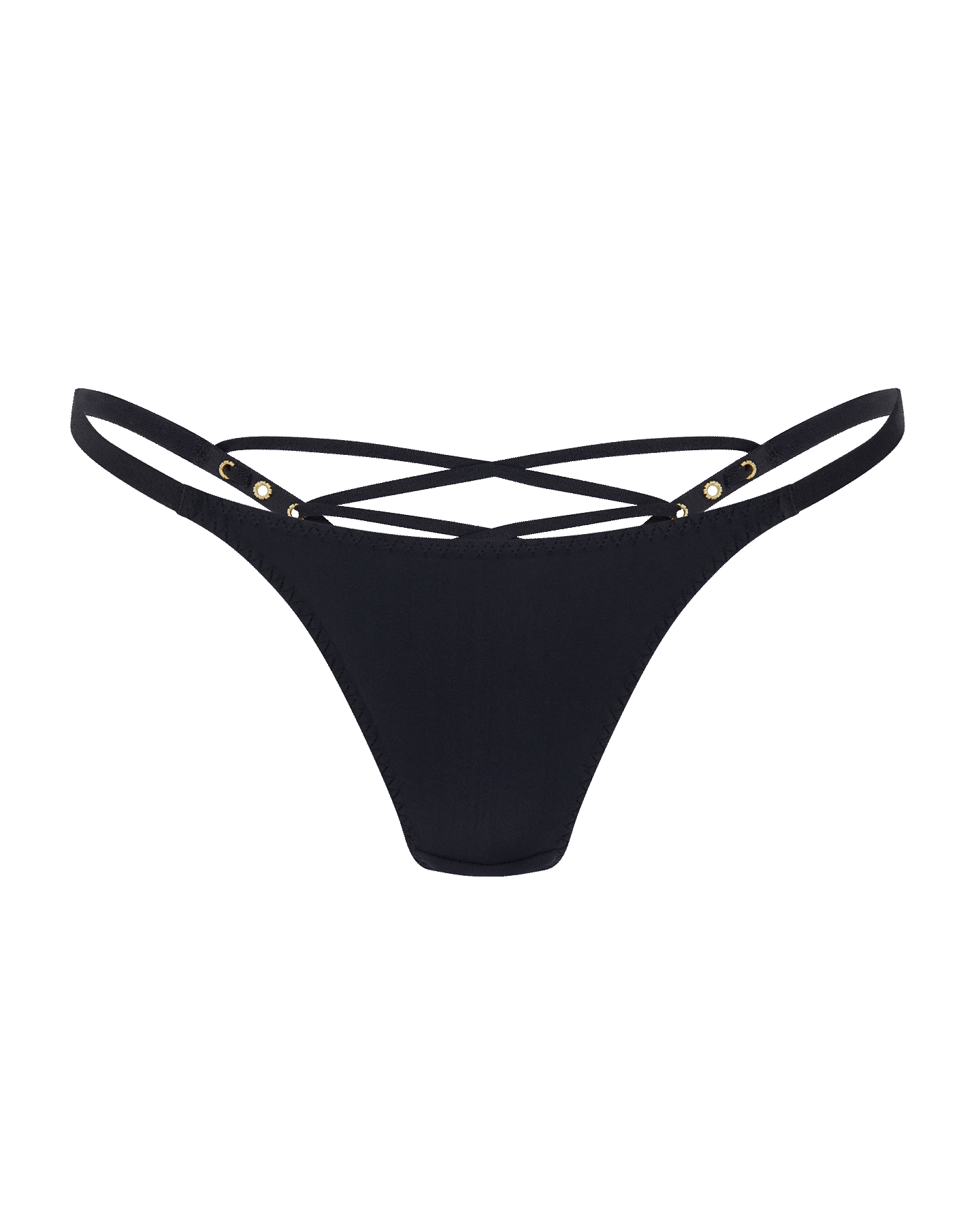 Raphaella Thong In Black By Agent Provocateur