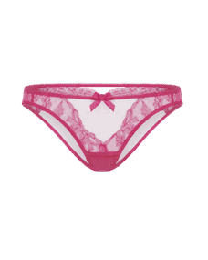 Queenie Sateen Agent Provocator Pink & Black Lace Lingerie Set – FANS UTOPIA