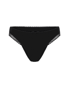 Carri High Waisted Brief in Black