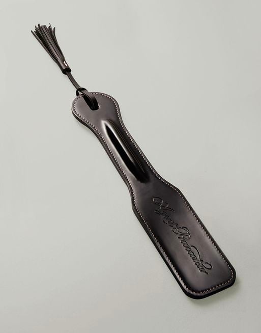 Paddle Patent Leather Paddle in Black