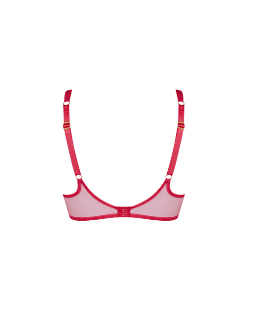 Janys Plunge Bra in Red/Red  By Agent Provocateur All Lingerie