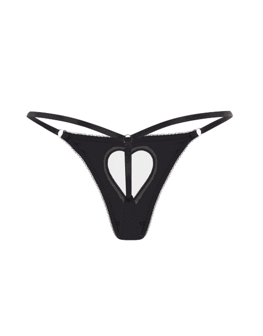  Evaley Luxury Lingerie Women's Bondage Ring Thong Small Black :  Clothing, Shoes & Jewelry