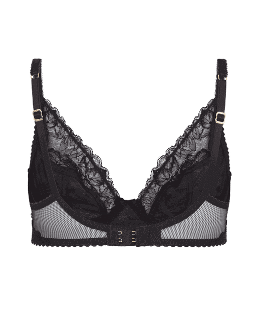 Buy NLY Lingerie Sexy Push-Up Glitter Bra - Black/Silver
