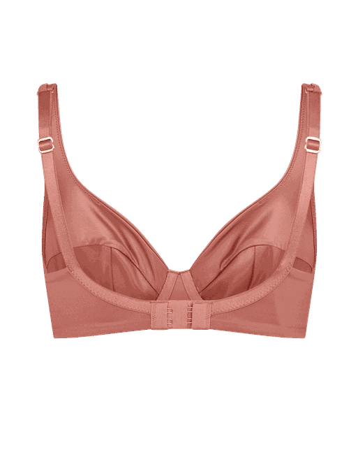 Full Cup Underwired Bra in Ivory - Satiny Micro-Support