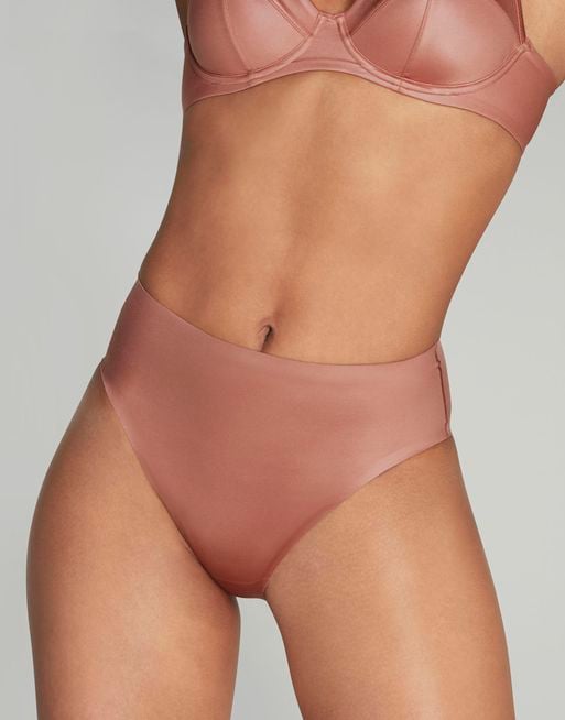 Paige High Waisted Brief in Pink