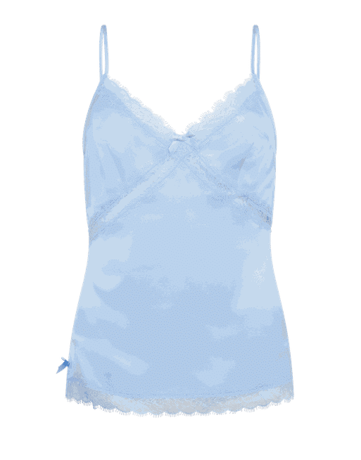 P.J. Salvage Shelf Bra Lace Trimmed Cami In Blue Hue Size Small - $29 (54%  Off Retail) New With Tags - From Jolanta
