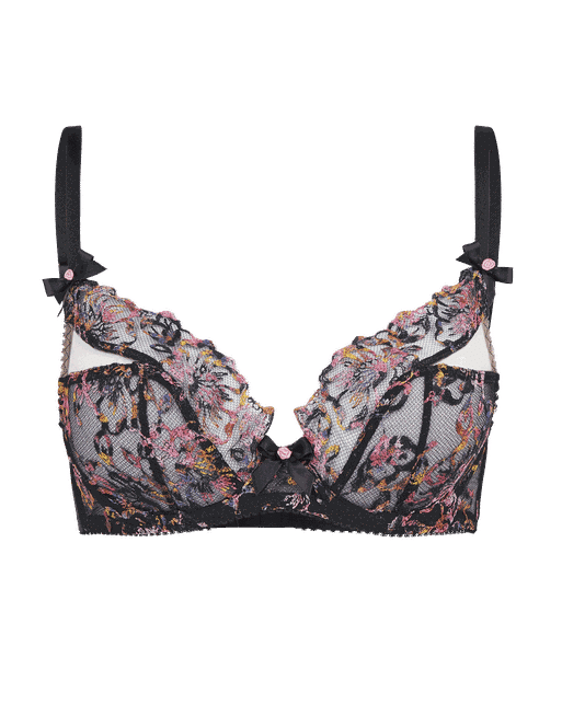 Agent Provocateur Perle Peephole Underwired Plunge Bra - ShopStyle