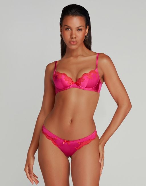 AGENT PROVOCATEUR Molly Bra Pink/Black Size UK 36D BNWT (RARE &  COLLECTABLE) 5054228151032 on eBid United States