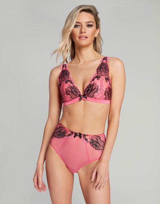 Yara Balconette Underwired Bra in Pink | By Agent Provocateur