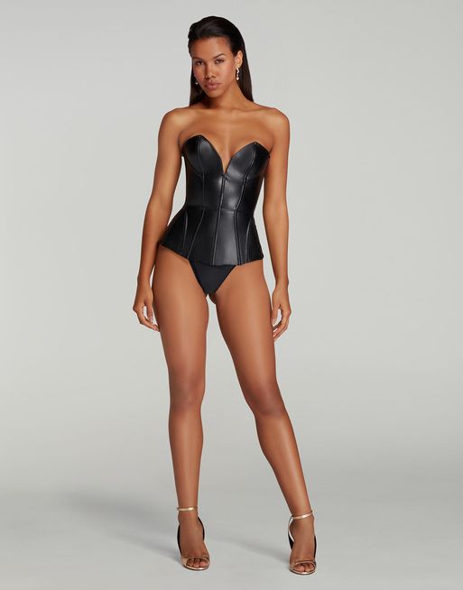 L'Agent by Agent Provocateur Mirabel Basque Corset - Cream in