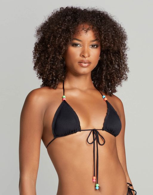 Black Triangle Thong by GUESS USA on Sale
