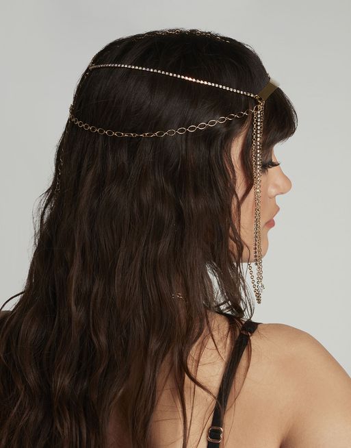 Sianna Headpiece in Gold | By Agent Provocateur