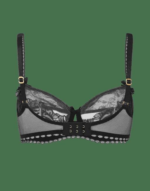 Violah Plunge Underwired Bra in Black | By Agent Provocateur