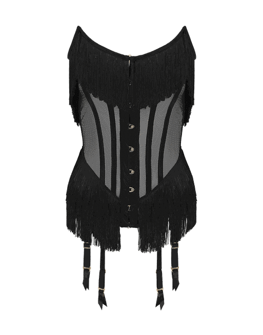 Zena Corset Top in Black  By Agent Provocateur New In