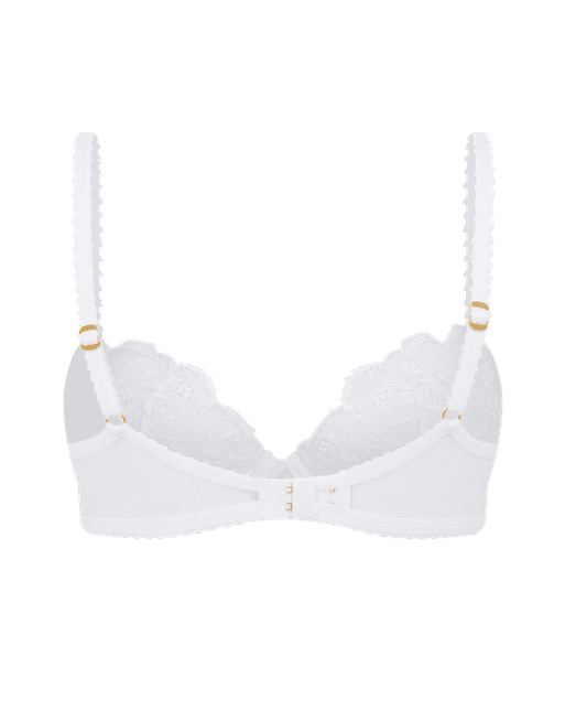 67005-6 Women's White Lace Underwired Padded Bra