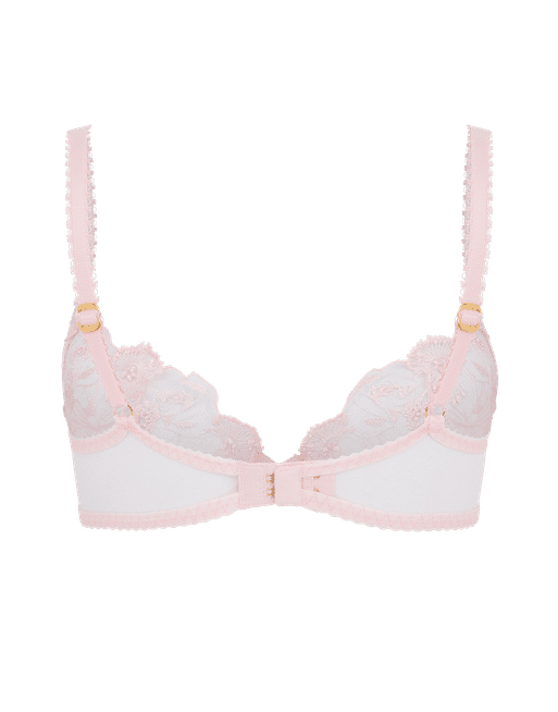 Sexy Transparent Lace Bra,plus Size Back Close Adjustable Wireless